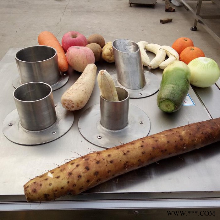 果蔬加工设备  山药切片机      采用**304不锈钢，安装容易，操作方便，生产效率高图2