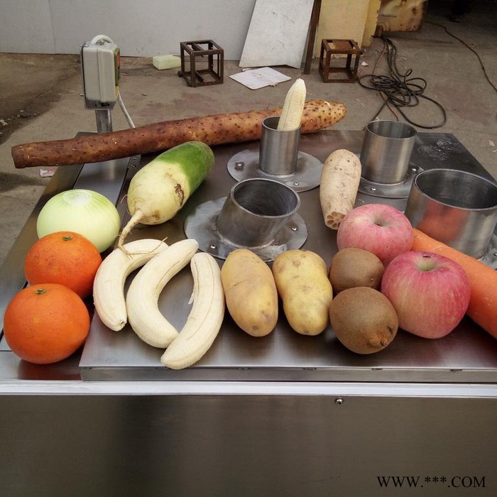 果蔬加工设备  山药切片机      采用**304不锈钢，安装容易，操作方便，生产效率高图4