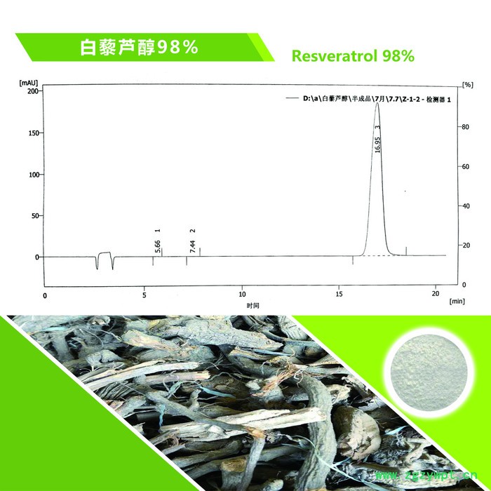 湖南合健虎杖提取物天然白藜芦醇98%图2