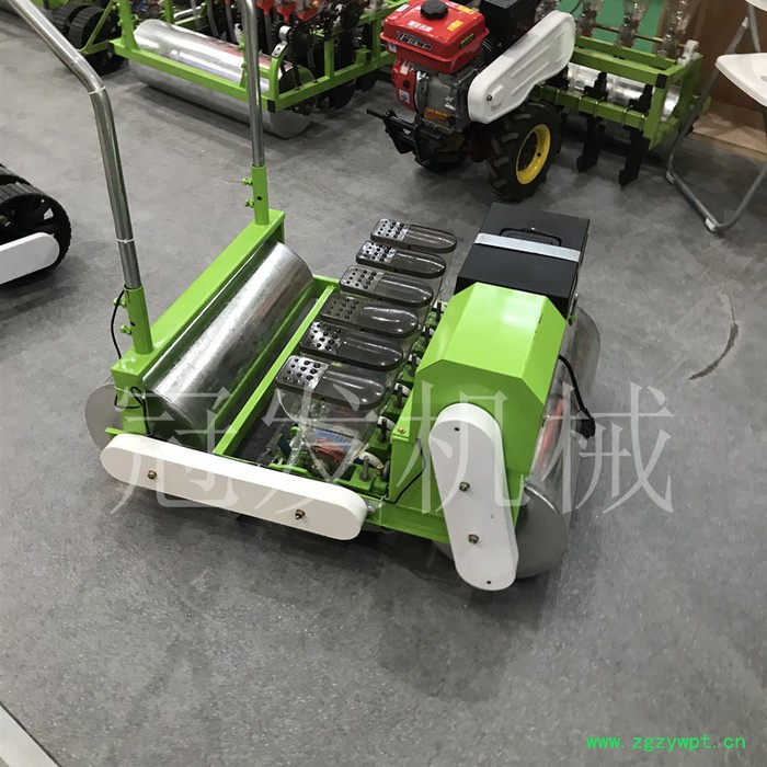 冠发 小型蔬菜播种机 手推菜籽精播机 **滚筒元胡药材收获机图2
