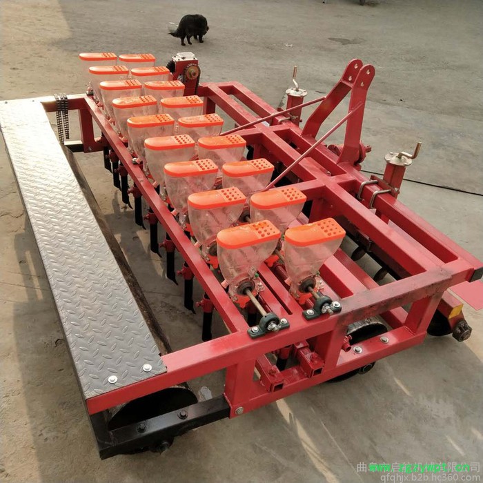 内蒙古黄芪播种机 启航六行牛膝点播施肥机 免间苗精密谷子播种机价格图4