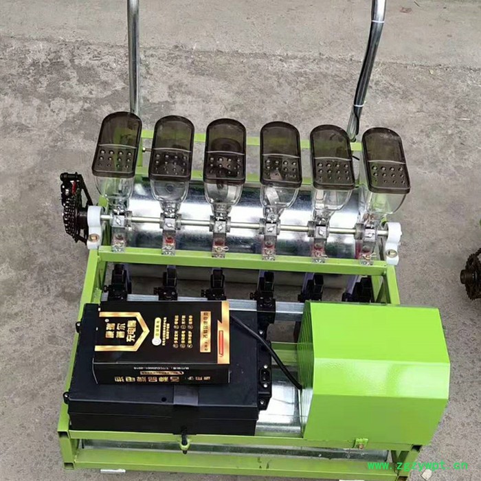 冠发 免间苗高粱播种机 拖拉机多行播种机 **滚筒元胡药材收获机图7