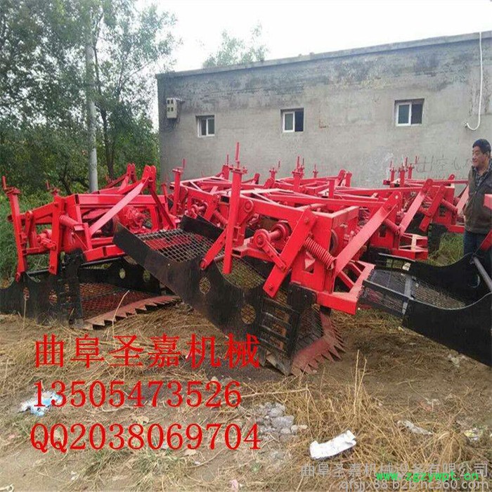 天水丹参药材起挖机**电话 牛膝药材收获机 振动式白术药材挖掘机圣嘉制造图5