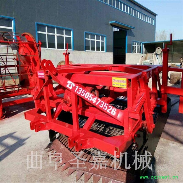 禹州牵引式起元胡机器销售热 圣嘉晃筛黄芪中药材收获机操作方法 牵引式元胡机器图7