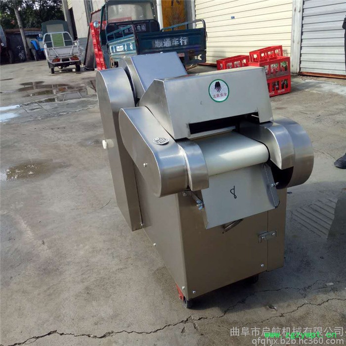 南昌川芎切片机价格 启航不锈钢扁豆角切段机 浙江黄瓜切丝机图2