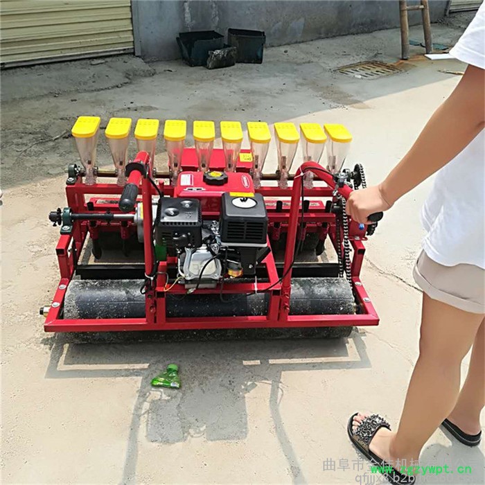 内蒙板蓝根牛膝条播机 金佳自走式蔬菜精播机 白菜苜蓿药材精播机图8