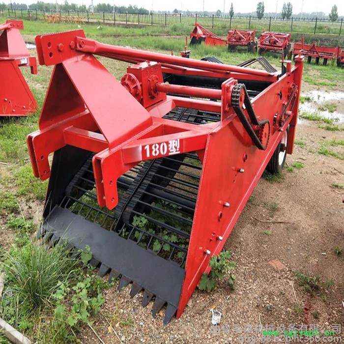 天水中药材挖掘机厂家 大型全自动丹参收获机视频 挖元胡半夏的药材机有补贴图3