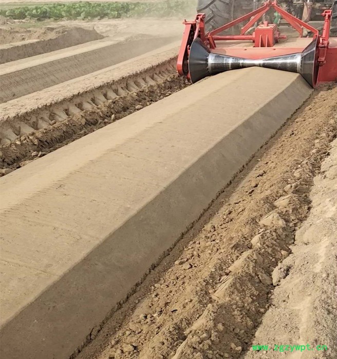 南充西洋参种植起垄机 客户试机发货图4