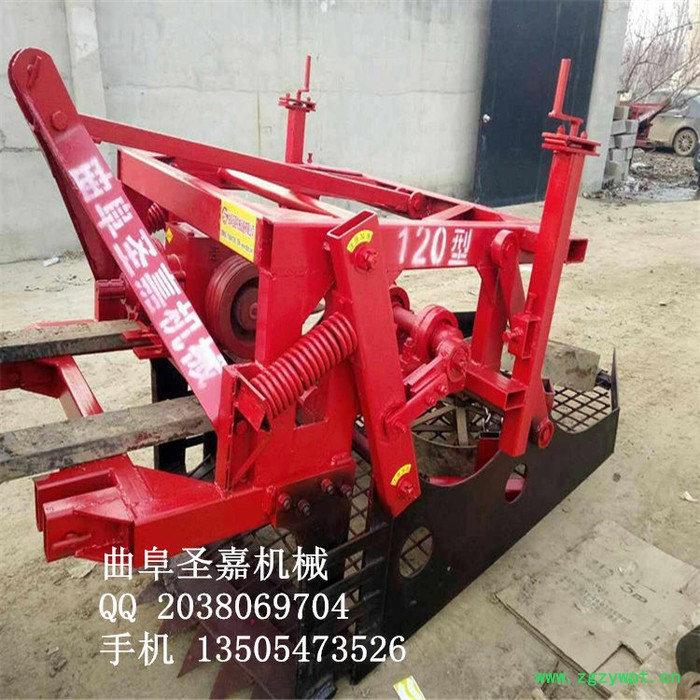 供应挖葛根的机器型号 天水西洋参出药机 贝母药材挖掘机图片图4