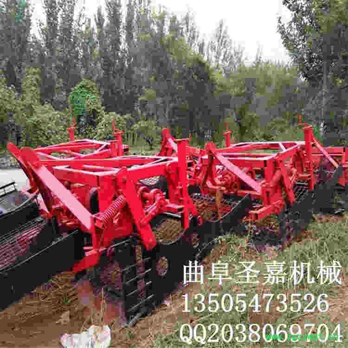 平凉黄芩药材起挖机图片 当归药材收获机 龙胆草收割机视频图7