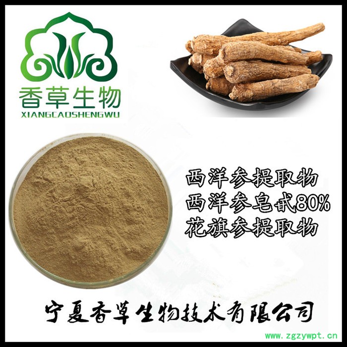 西洋参皂甙80% 宁夏厂家批发西洋参提取物  花旗参提取物比例提取图3