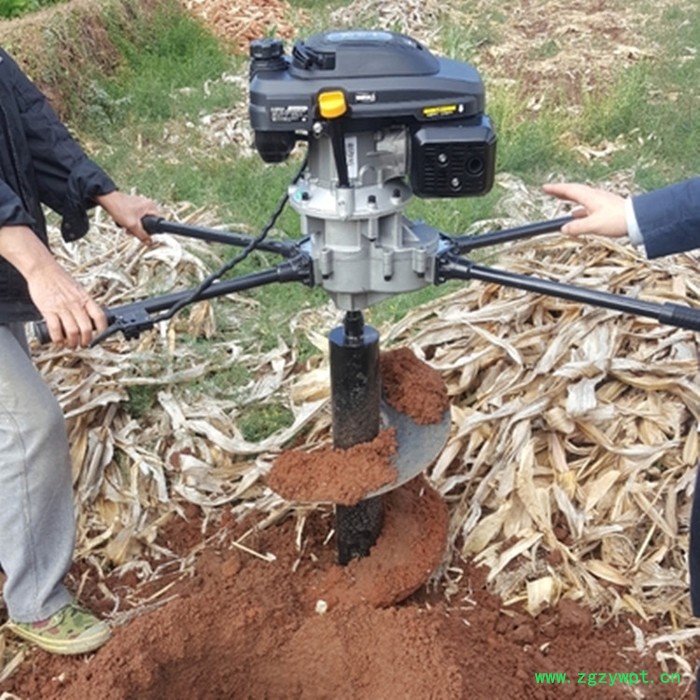 两当县西洋参好用挖坑机 花草种植钻眼机 D手提式挖洞机图4