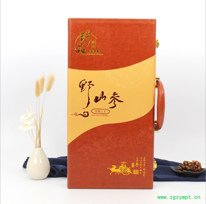 野山参礼盒**林下参20年林下参山参玉竹草菇图2