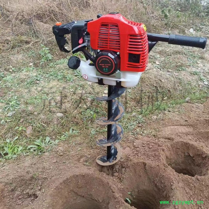 冠发西洋参好用挖坑机 花草种植钻眼机 手提式挖洞机图5