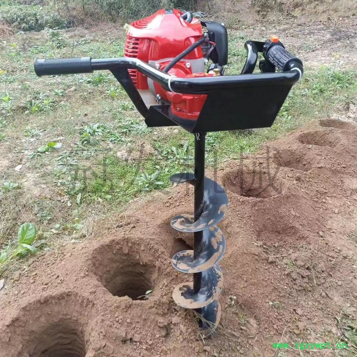 冠发西洋参好用挖坑机 花草种植钻眼机 手提式挖洞机图7