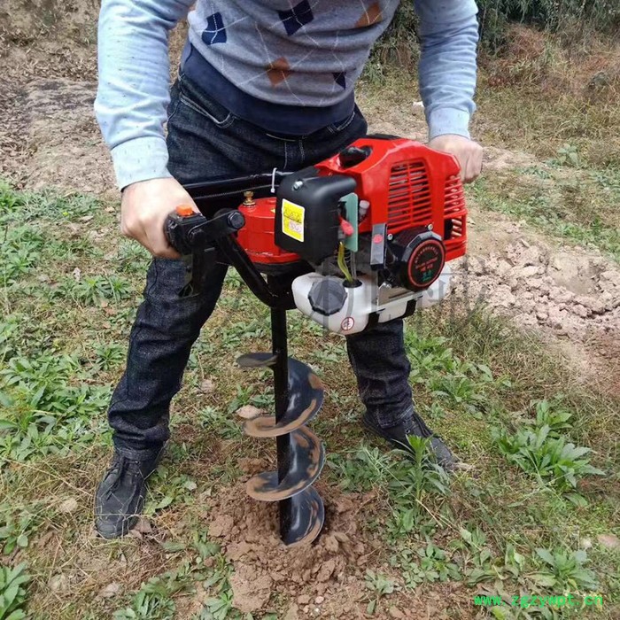 冠发西洋参好用挖坑机 花草种植钻眼机 手提式挖洞机图2