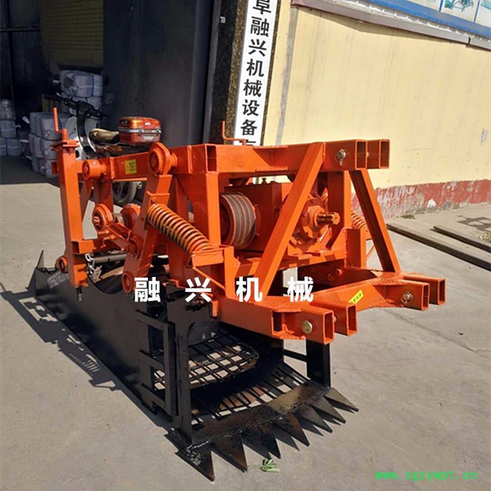 西洋参药材收获机 丹参起药机价格 辣根前胡挖掘机济宁前胡收获机现场图8