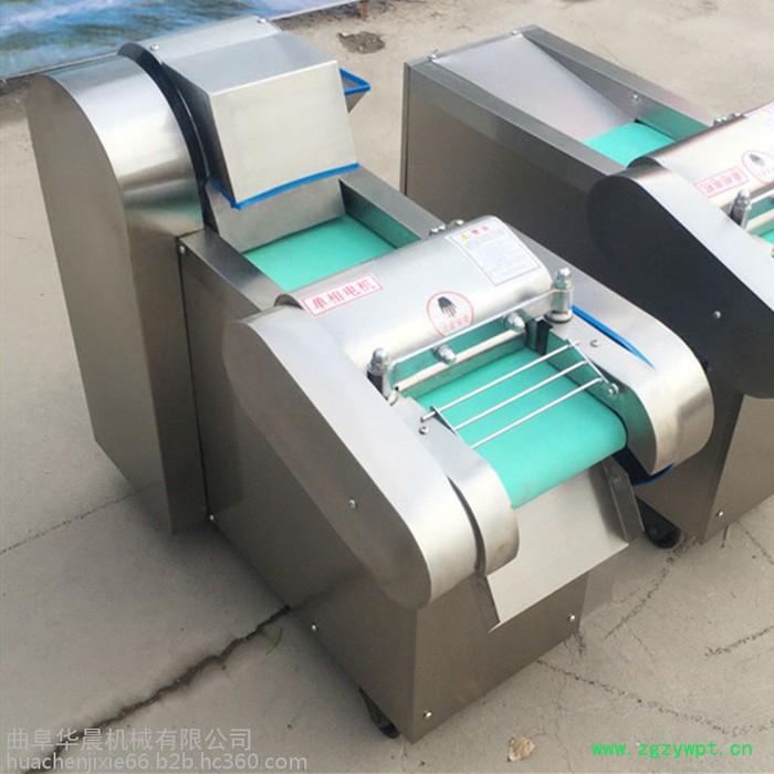 西洋参切片机 华晨地瓜切丁机  HC-QCJ豆腐切块机图2