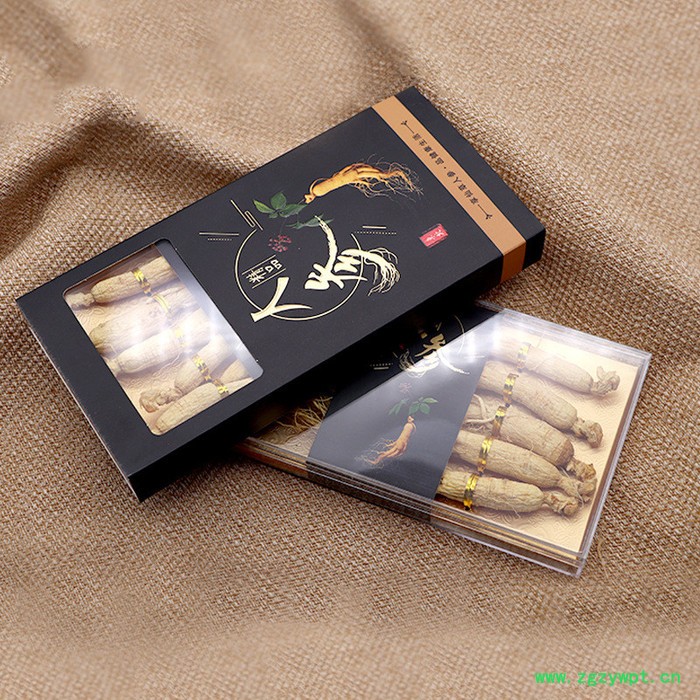 白参袋装生晒参西洋参片特产整盒图2