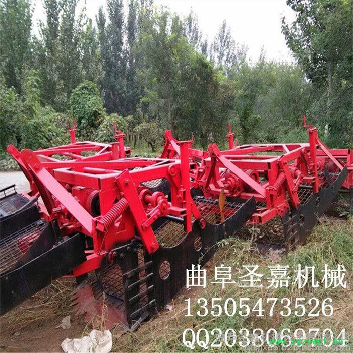 圣嘉多功能中药材起挖机厂家 香附子收获机批发 龙胆草挖掘机图片图5