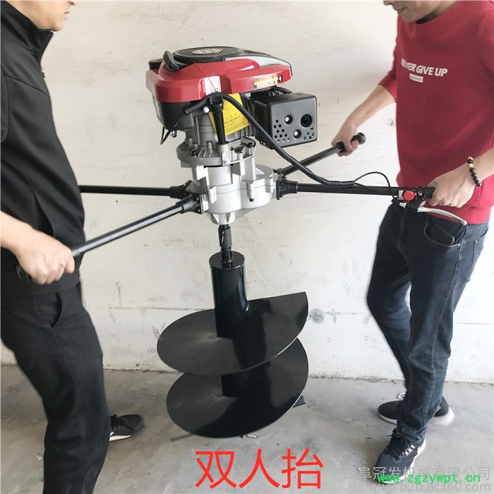 冠发便携式机械地钻 西洋参好用挖坑机 果树施肥挖坑机图3