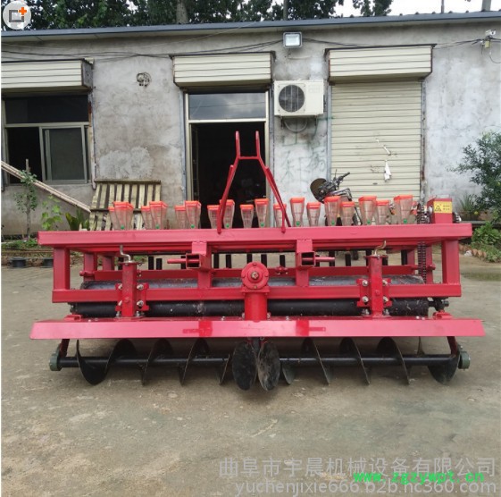 内蒙古白头翁精播机 宇晨七行谷子苜蓿草精播机 西洋参精量埋线机厂家图4