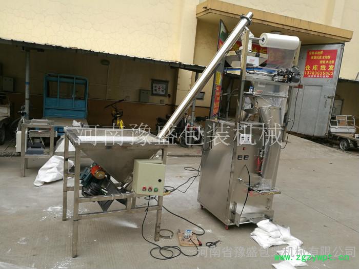 蒸肉粉计量包装机河南价格 西洋参粉计量包装机厂家供应 黑芝麻粉分装包装机批发郑州 面粉豆粉小型自动上料粉剂包装机图4