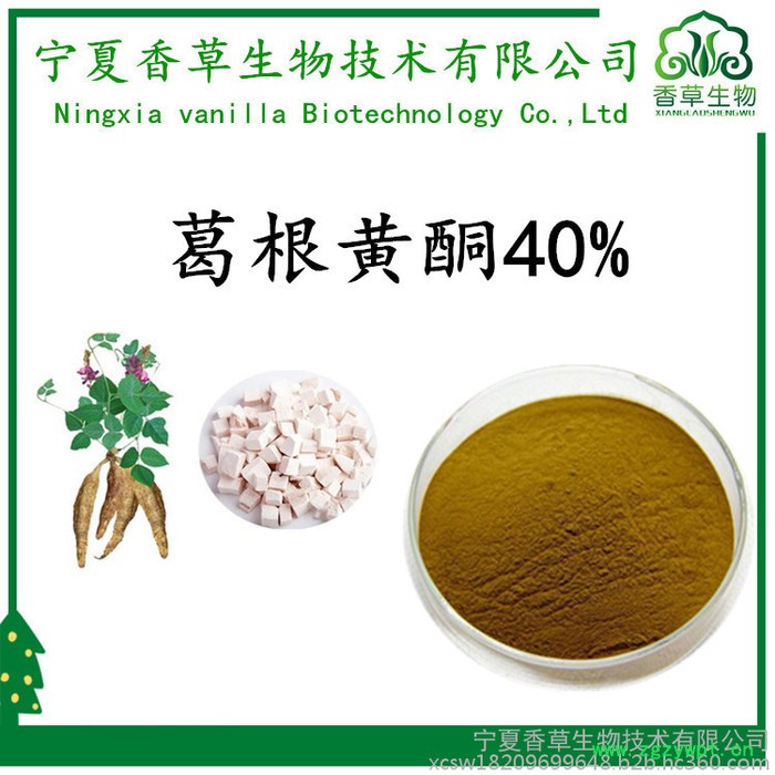 香草生物 葛根提取物厂家 葛根粉价格 葛根黄酮40% 批发价图4