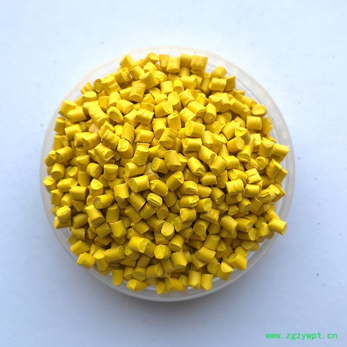 雄县亿阔 姜黄色母料厂家供应 注塑吹膜黄母粒 黄色母粒 质量好图5