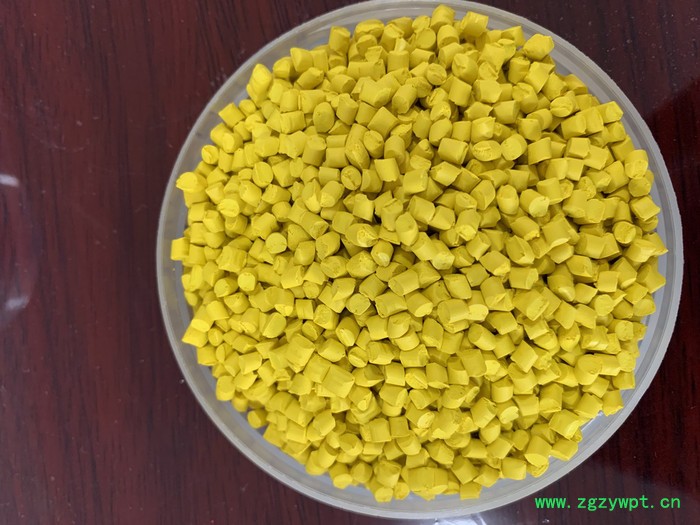 雄县亿阔 姜黄色母料厂家供应 注塑吹膜黄母粒 黄色母粒 质量好图2