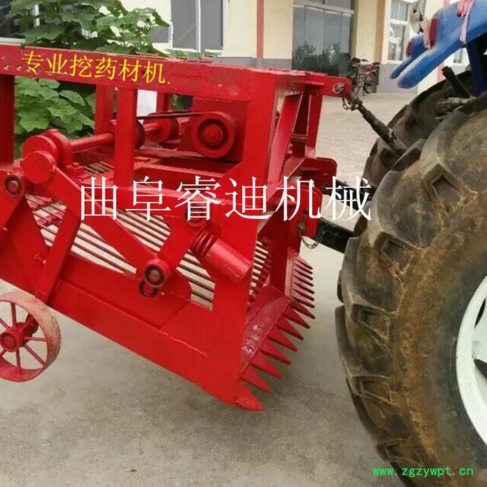 中草药丹参药材收获机 牵引式药材收获机 知母挖药机图3