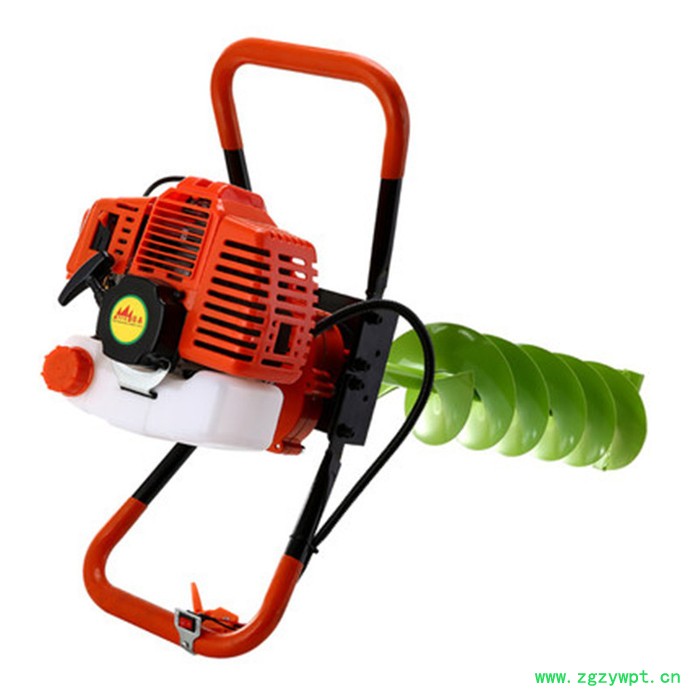 葛根种植挖坑机 汽油手推水泥电线杆打洞机 大马力钻窝机厂家图3