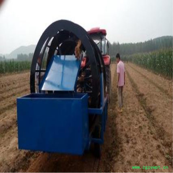 山西滚筒式药材挖掘机价格 板蓝根药材起药机制造商 知母药材挖掘机代理商图5