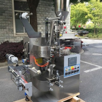 上海钦典全自动袋泡茶包装机菊苣栀子茶葛藤栀子茶代用茶包装机葛根茶葛花茶玉米须葛根苦瓜茶内外袋组合茶定量包装机