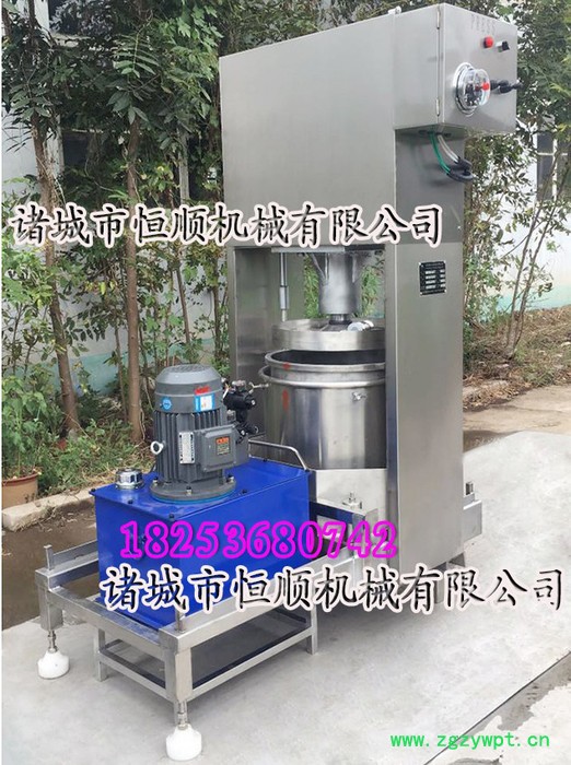 全自动下出料液压方式压榨机 葛根中药熬煮后浆渣分离设备 液压压滤机图4