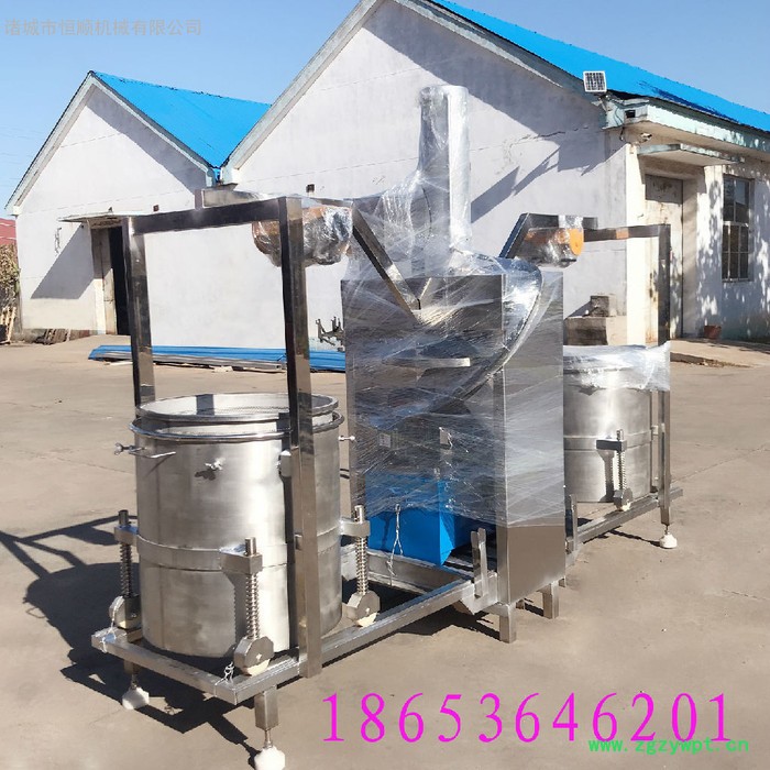 葛根黄芪中药粉末发酵液固液分离机 压榨机酒糟 蓝莓酒酒渣压榨图2