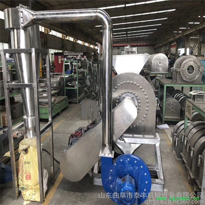 苦参专用700齿盘粉碎机 蚌埠市贝壳打粉机 筱麦磨面机 泰丰制造 优惠出口图6