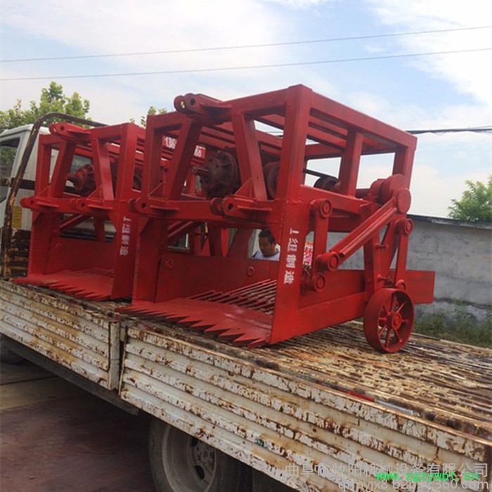 不同宽幅药材收获机 根茎苦参收获机 板蓝根收获机厂家图3