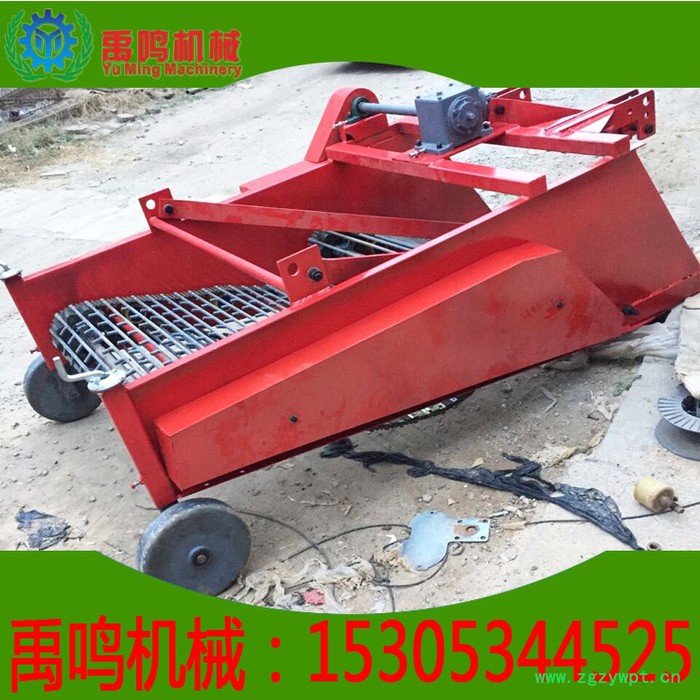 药材收获机 根茎类草药收获机 70马力拖拉机带动药材收获机 当归 太子参 黄芪 葛根 丹参等 草药收获机 2图3