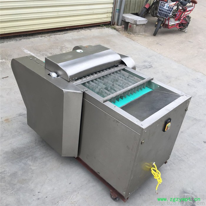 大型双头多功能切菜机 普航鸭肠切段机厂家葛根加工切片机视频图7