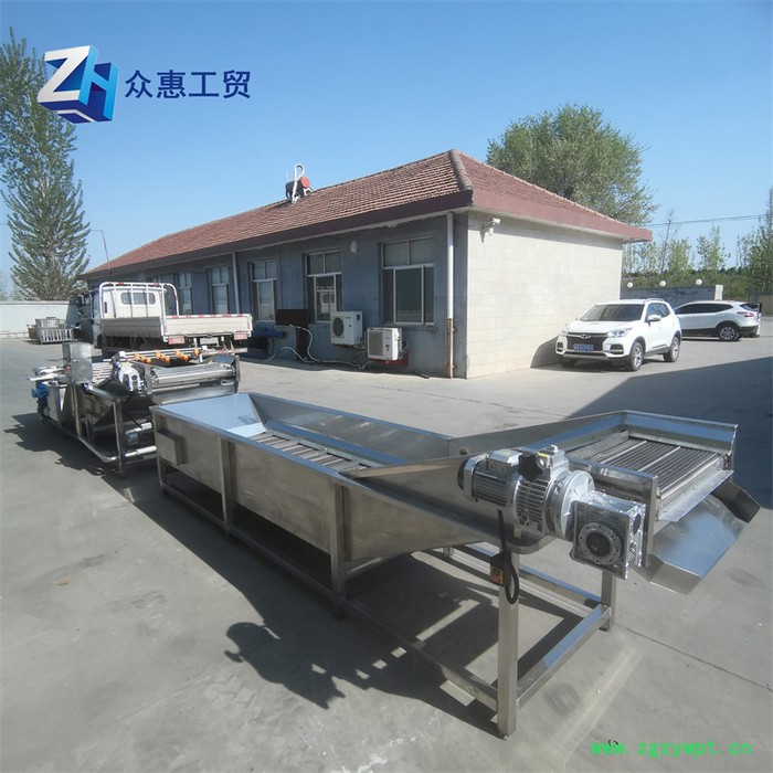 众惠80-14 黄精气泡清洗机   苦参304不锈钢清洗机  红参气泡清洗机  喷淋式清洗冲洗机图3