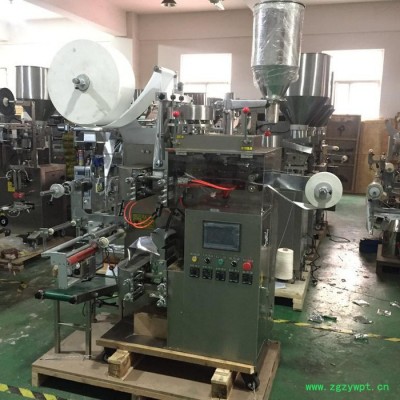 钦典 QD-18-II葛根茶全自动包装机 内外袋一体挂线挂标袋泡茶包装机