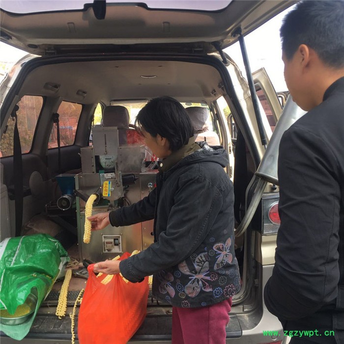 德州四缸不锈钢汽油麻花机赶会用 摩托三轮载 葛根藕粉酥机图6