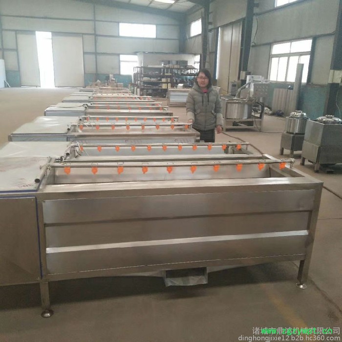 鼎鸿MQX-1200型毛棍清洗机 桔梗去皮清洗机 木薯清洗机 地瓜去皮清洗设备 葛根清洗设备图3