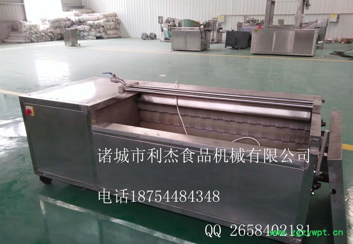 山东不锈钢毛刷清洗机 土豆清洗机 胡萝卜清洗机 葛根清洗去皮图2