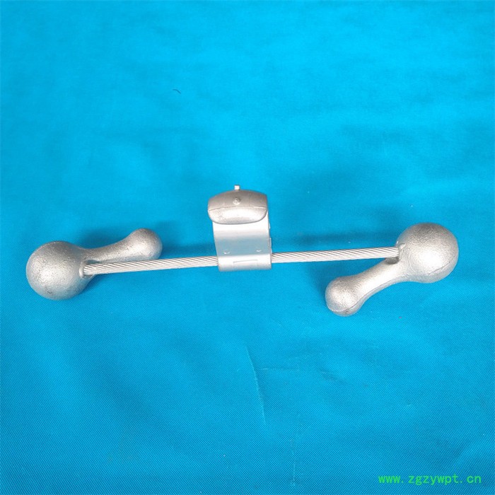 海虹光缆金具m  防震锤 海马式防震锤 热镀锌锤头图3