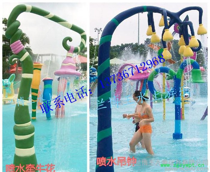 直销景区组合滑梯大型儿童水上组合滑梯公园游乐场水吊钟海马喷水图3