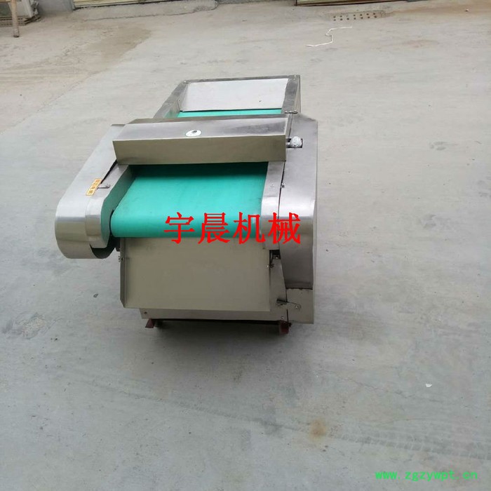 食堂专用大葱切段机 宇晨鹿茸切片机 榨菜咸菜切丁机厂家价格图2