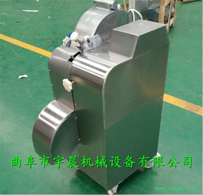 食堂专用大葱切段机 宇晨鹿茸切片机 榨菜咸菜切丁机厂家价格图5