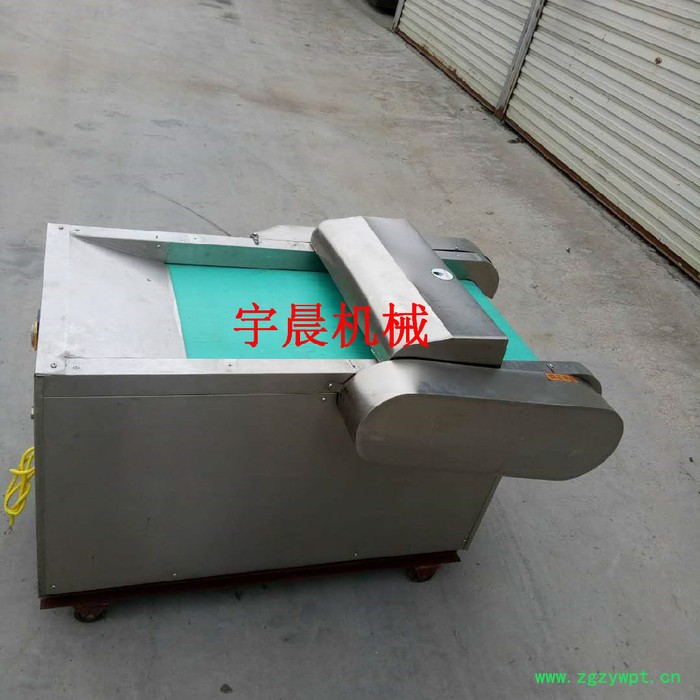 食堂专用大葱切段机 宇晨鹿茸切片机 榨菜咸菜切丁机厂家价格图4